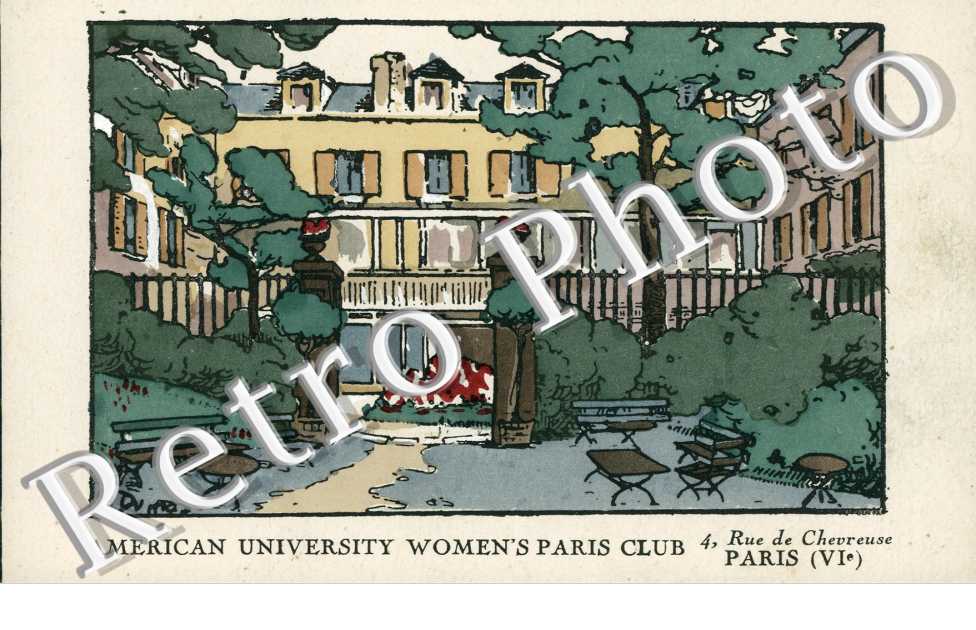 American University Women&#039;s Paris Club (carte fantaisie)