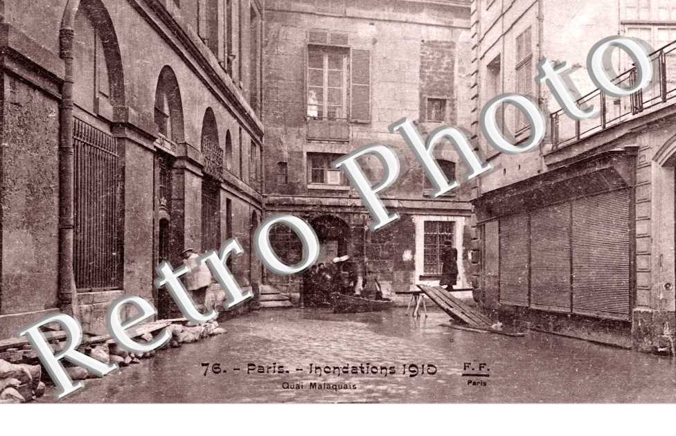 Inondations 1910, Quai Malaquais