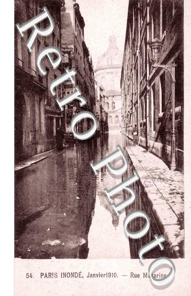 Inondations 1910, Rue Mazarine