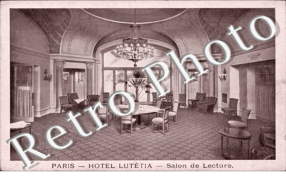 Hotel Lutetia, Salon de Lecture -  boulevard Raspail