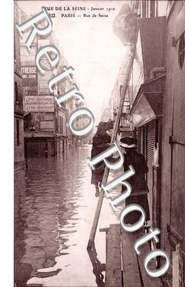 Inondations 1910, Rue de Seine