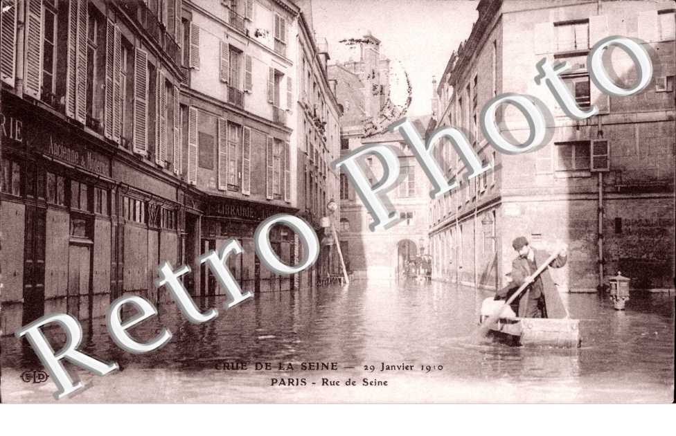 Inondations 1910, Rue de Seine