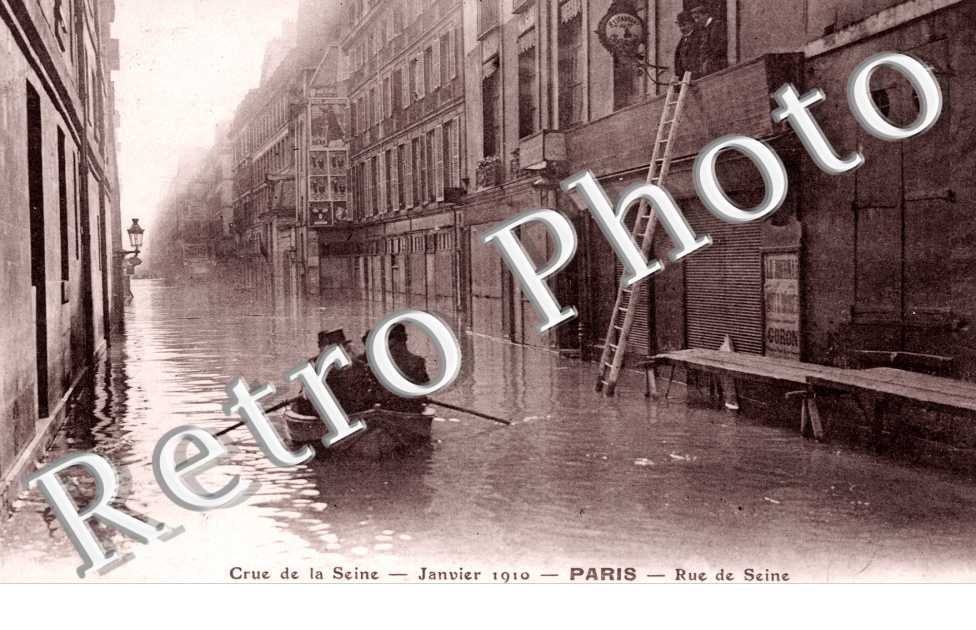 Inondations 1910, Rue de Seine