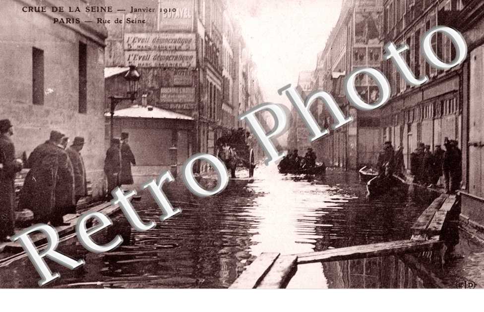 Inondations 1910, Rue de Seine