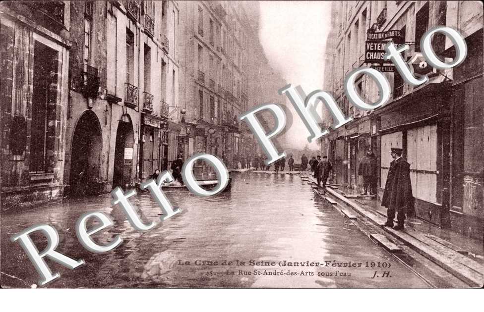 La Crue de la Seine, Rue St Andre des Arts