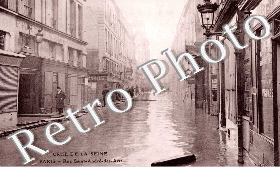 Inondations 1910, Place St Andre des Arts