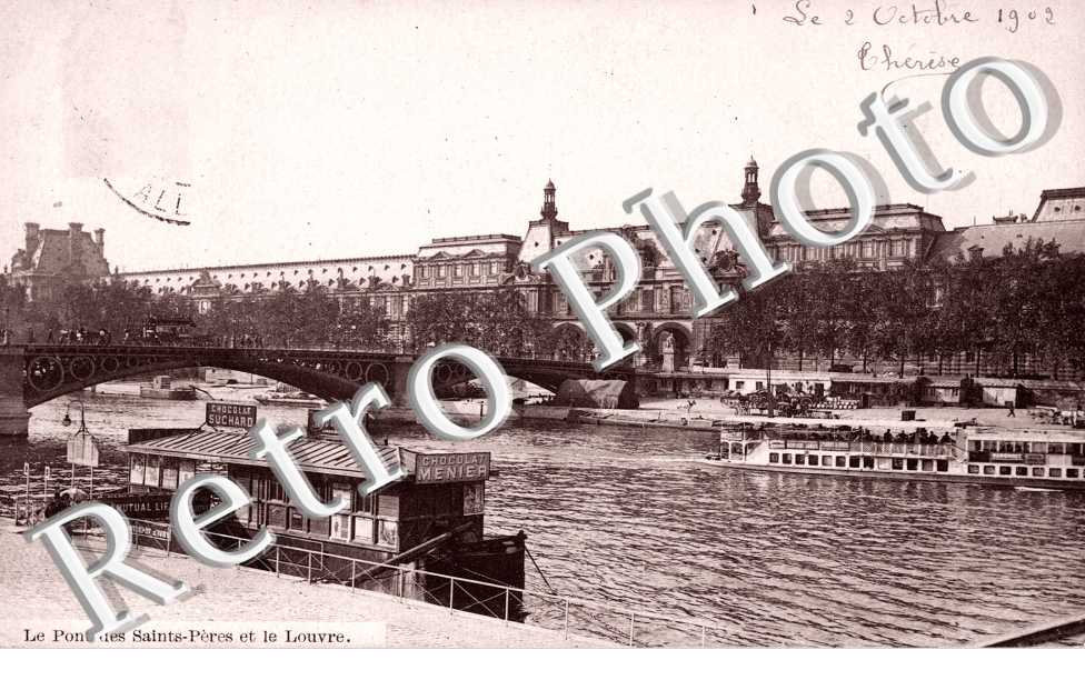 le pont des Saints Peres et le Louvre