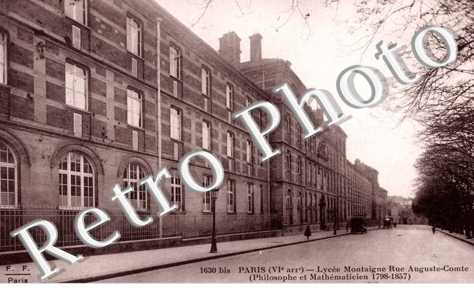 Lycee Montaigne, Rue Auguste Comte