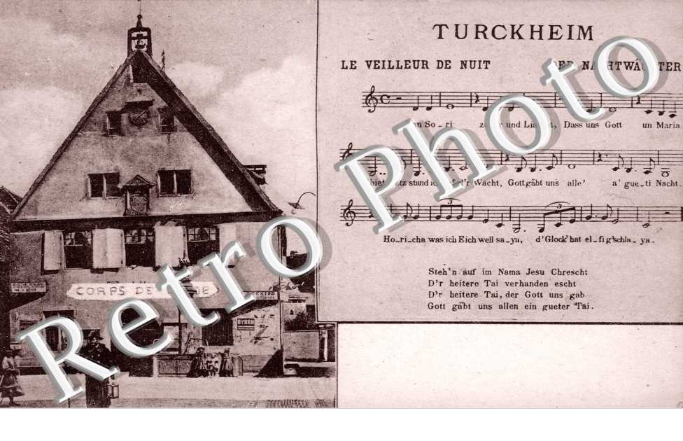 photo ancienne village Corps de Garde 68 TURCKHEIM