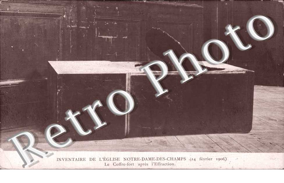 Inventaire de l&#039;eglise Notre Dame des Champs - 14 fevrier 1906