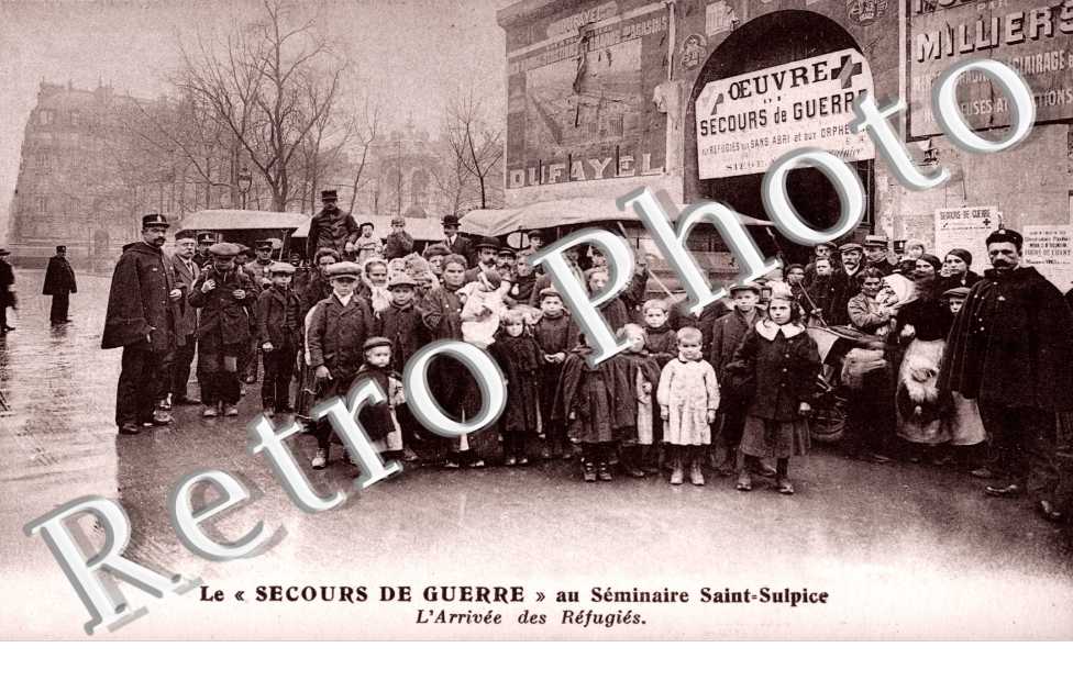 Le Secours de Guerre au Seminaire Saint Sulpice, l&#039;Arrivee des Refugies