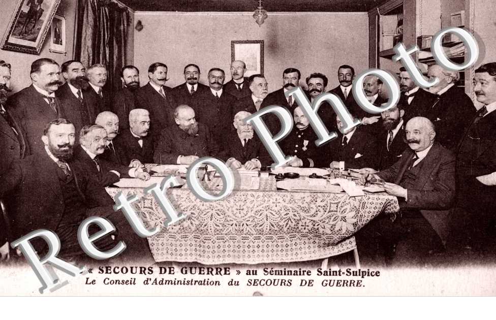 Le Secours de Guerre au Seminaire St Sulpice, le Conseil d&#039;Administration