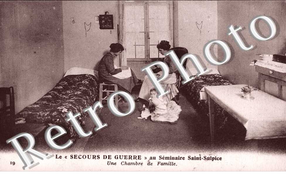 Le Secours de Guerre au Seminaire St Sulpice, une Chambre de Famille