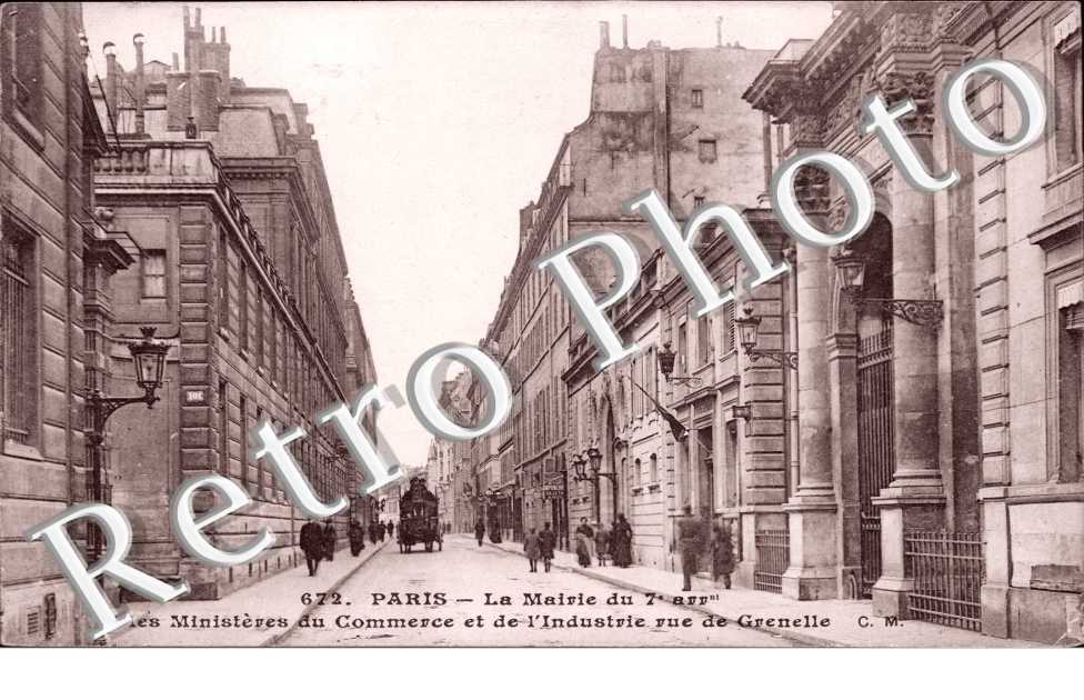 La Mairie et les Ministeres du Commerce et de l'Industrie, Rue de Grenelle