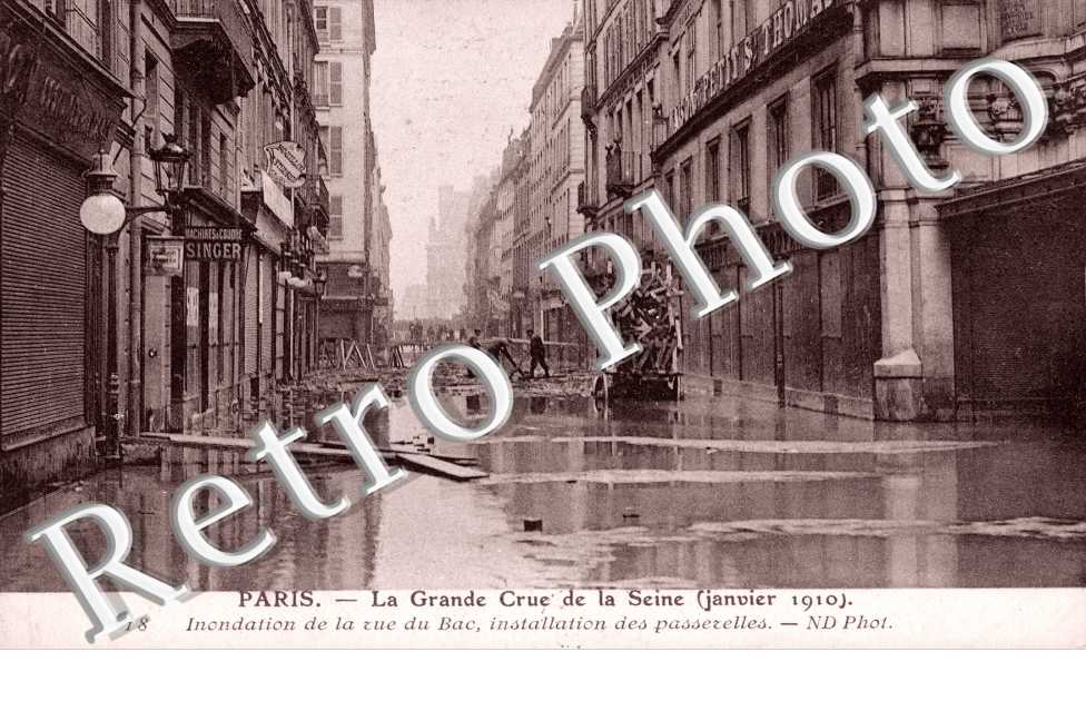Crue de la Seine, Rue du Bac