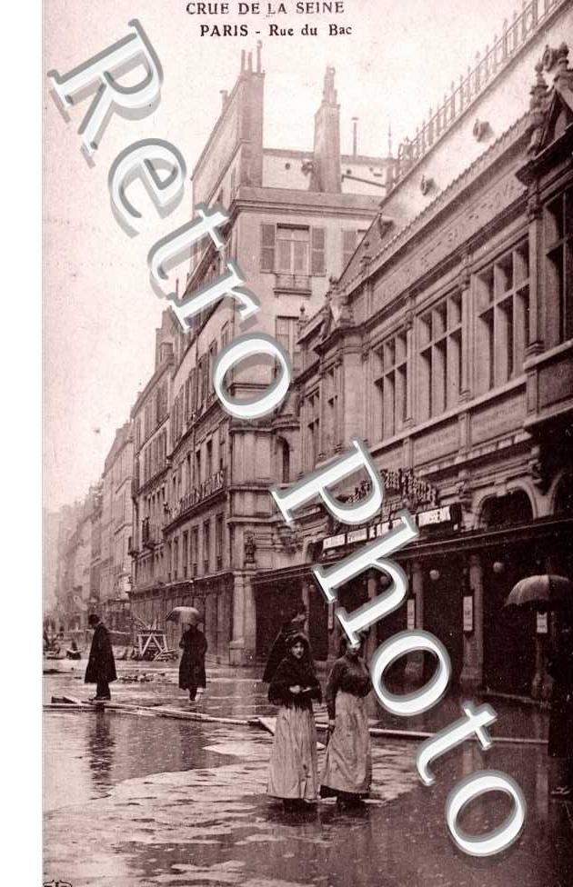 Inondations 1910, Rue du Bac