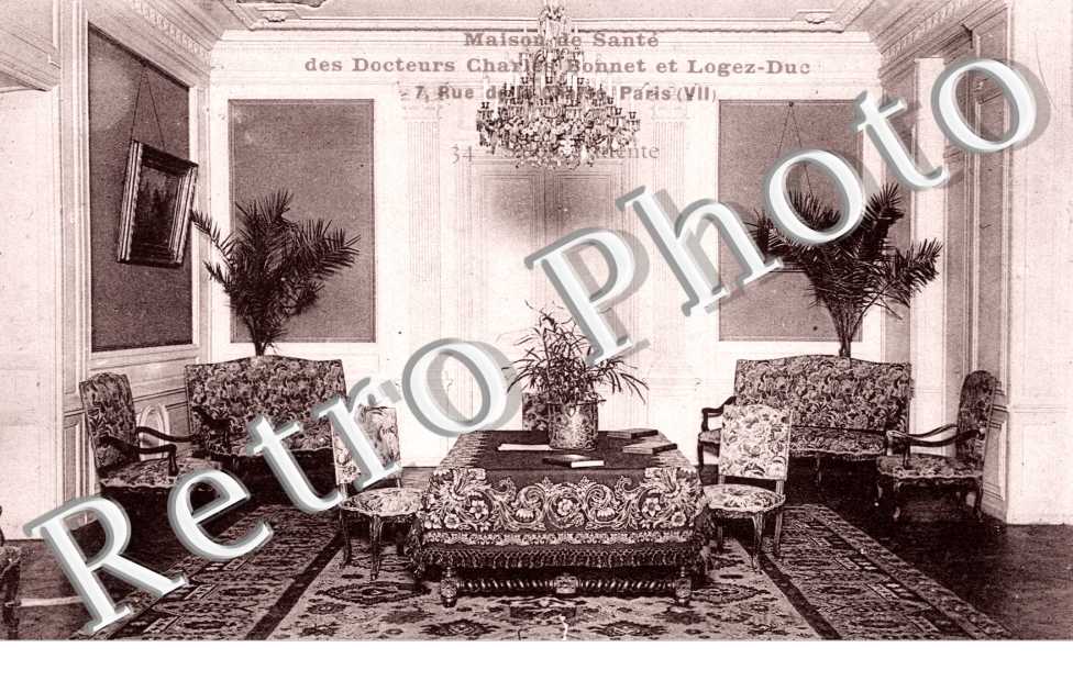 Maison de Sante des Docteurs Charles Bonnet et Logez Duc, Salon d'attente
