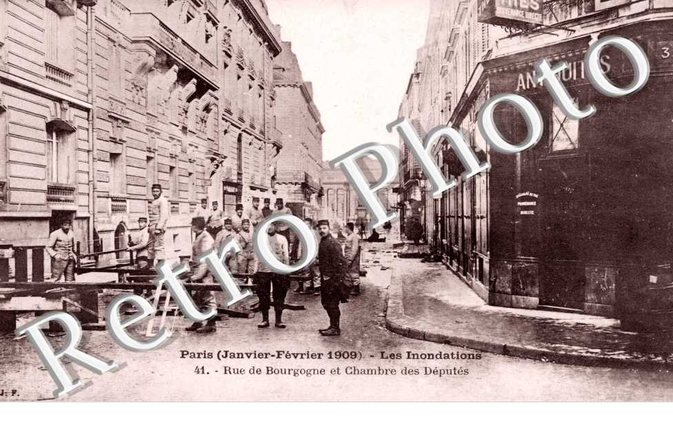 rue de bourgogne et Chambre des Députés