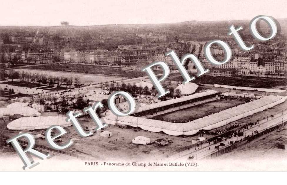 panorama du Champ de Mars et Buffalo