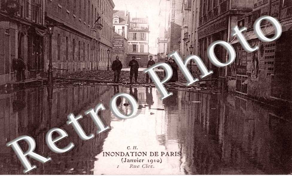 Inondations 1910, Rue Cler