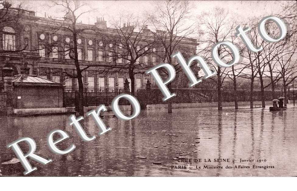 Inondation de la rue constantine Ministere des Affaires etrangeres