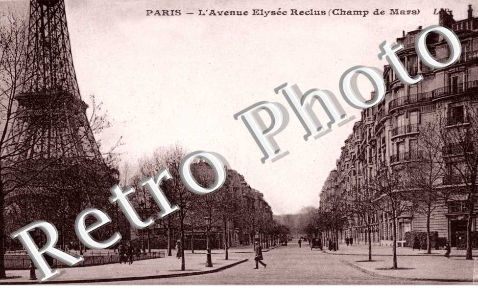 l'avenue Elysee Reclus champ de mars TOUR EIFFEL
