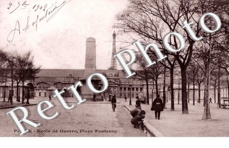 Ecole de Guerre et Place Fontenoy