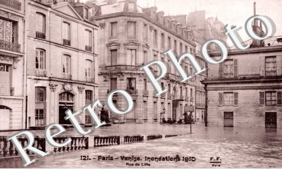 Inondations 1910, Rue de Lille