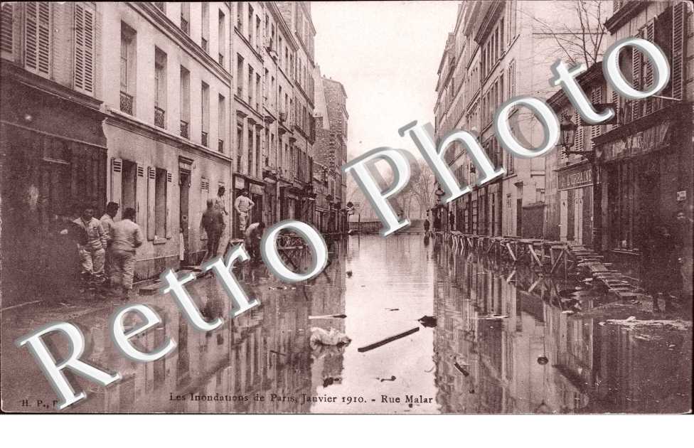 Inondations 1910, Rue Malar