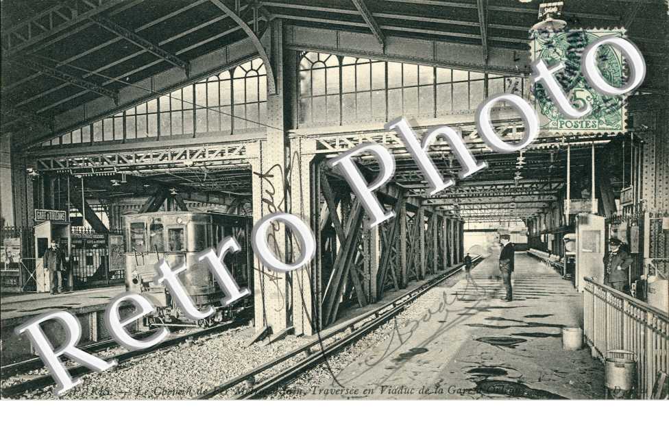 Metropolitain, Traversee en viaduc de la Gare d&#039;Orleans