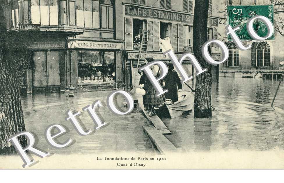 Inondations 1910, Quai d&#039;Orsay