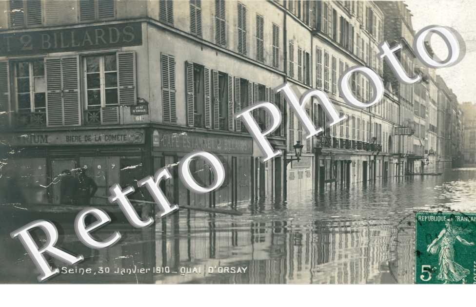 Inondations 1910, Quai d&#039;Orsay