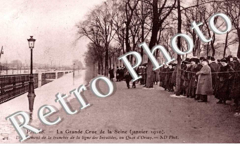 Debordement de la tranchee de la ligne des invalides