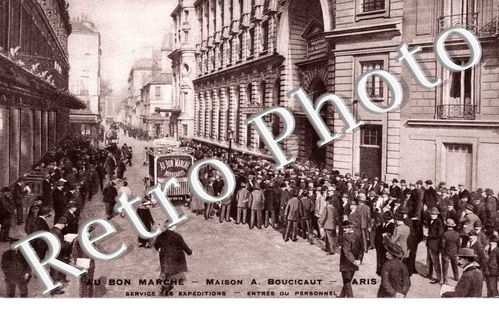 Au Bon Marche, Maison A. Boucicaut, Service des Expeditions, Entree du Personnel  24 Rue de SÃ¨vres