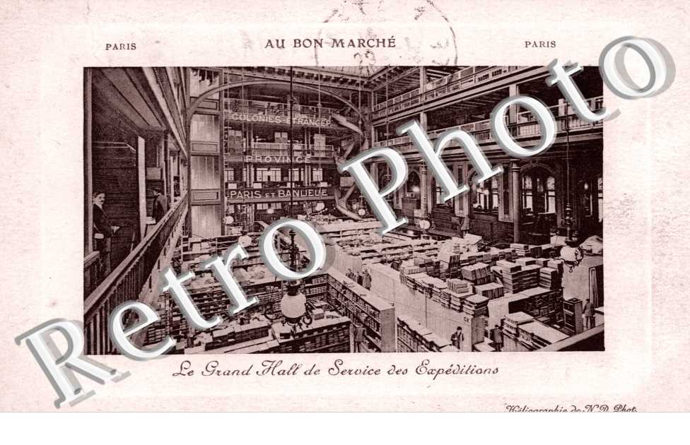  24 Rue de SÃ¨vres Au Bon Marche, Maison A. Boucicaut, Le Grand Hall de Service des Expeditions