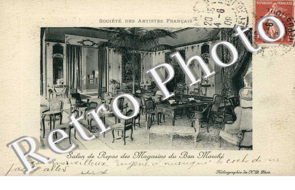  24 Rue de SÃ¨vres Societe des Artistes Francais, Salon de Repos des Magasins du Bon Marche