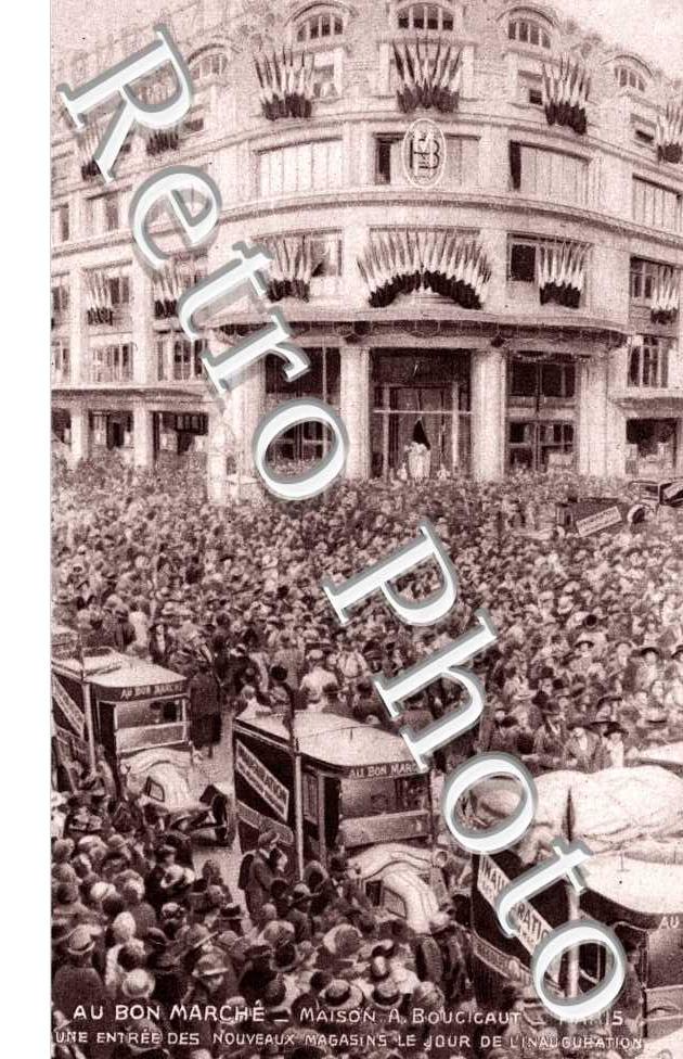  24 Rue de Sèvres Au Bon Marche, le jour de l'inauguration, Maison Boucicaut