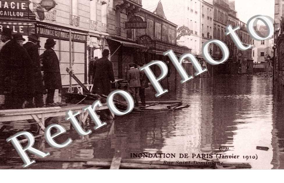 Inondations 1910, Rue St Dominique