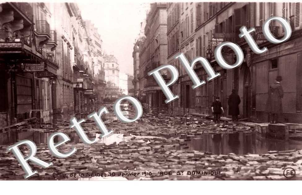 Inondations 1910, Rue St Dominique