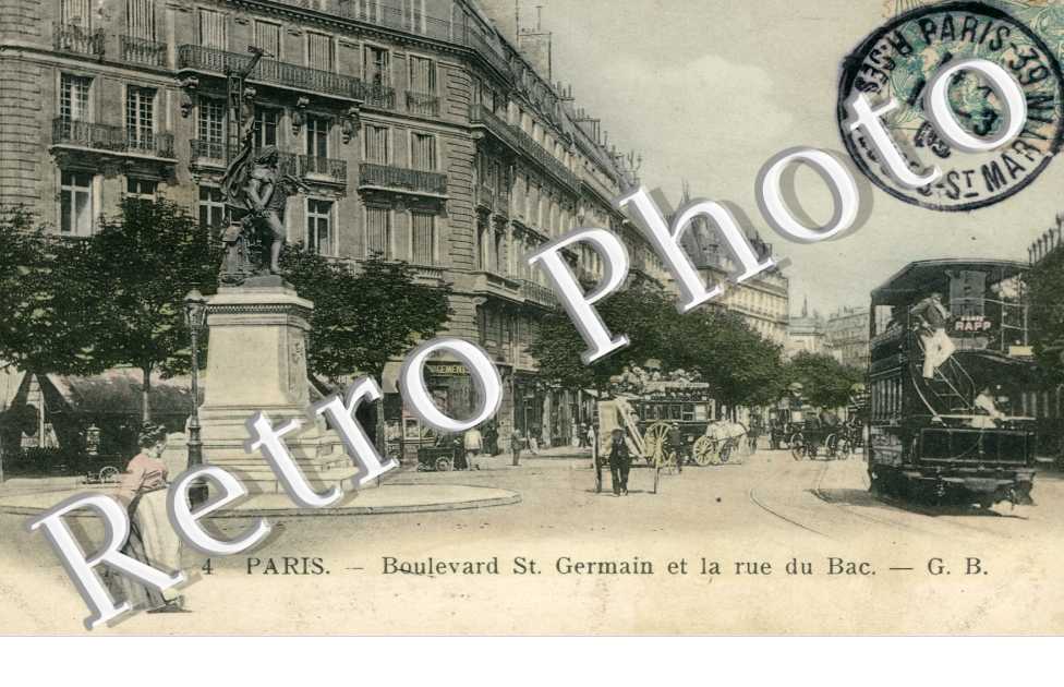 Boulevard Saint Germain et la Rue du Bac