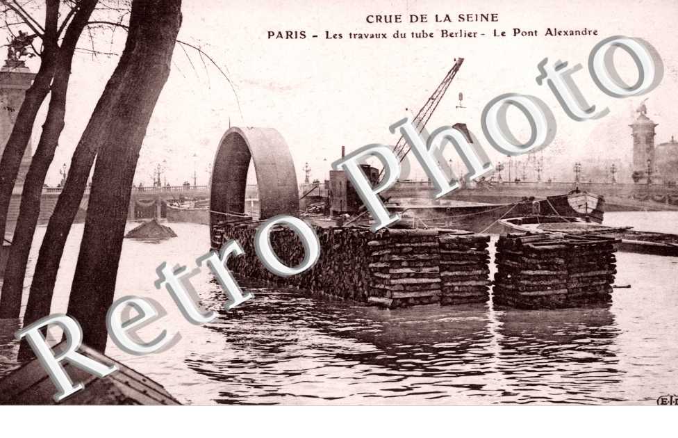 Pont Alexandre III Les travaux du tube Berlier