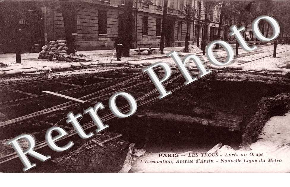 Les Trous apres un orage, l&#039;Excavation, Avenue d&#039;Antin