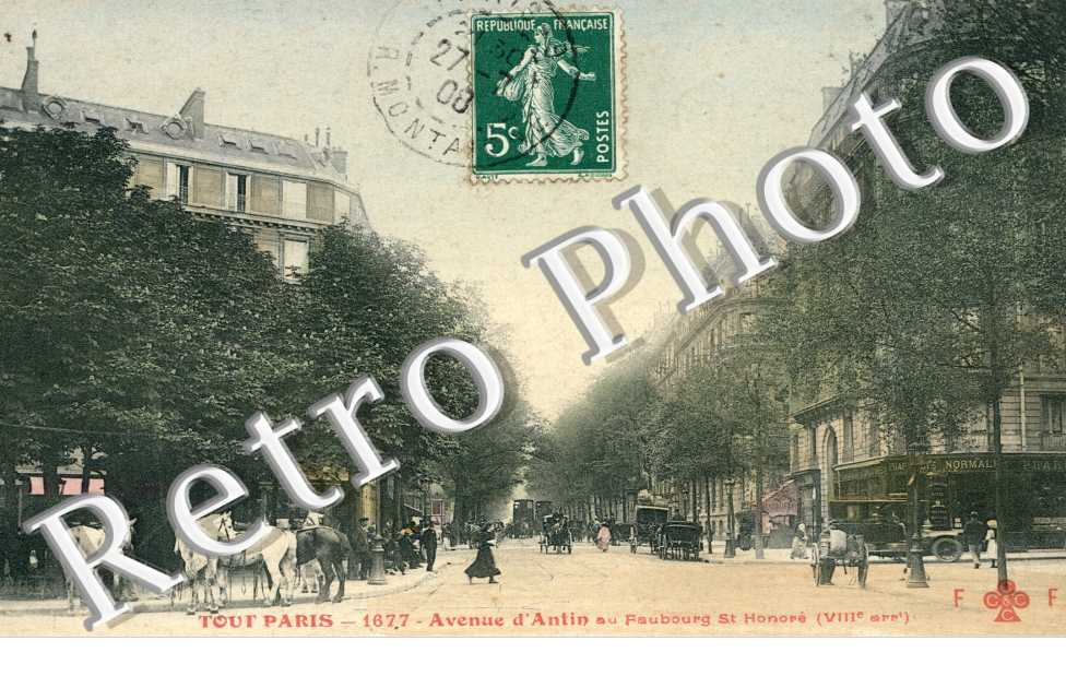 Avenue d&#039;Antin au Faubourg Saint Honore