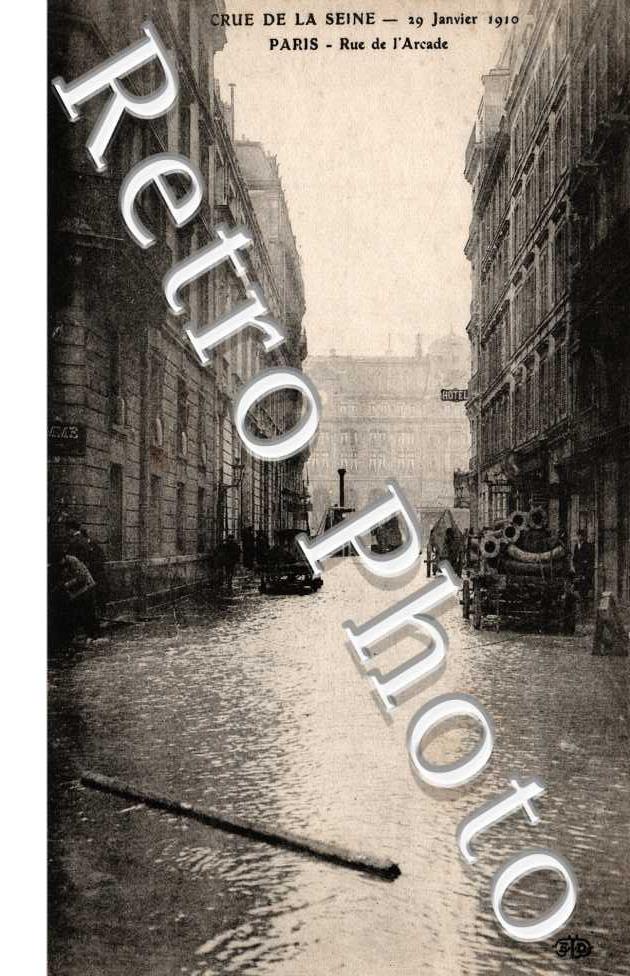 rue de l&#039;Arcade  29 janvier 1910