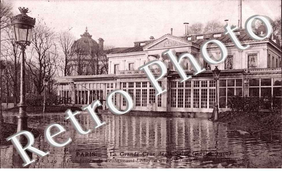 Restaurant Ledoyen Avenue des Champs Elysees janvier 1910