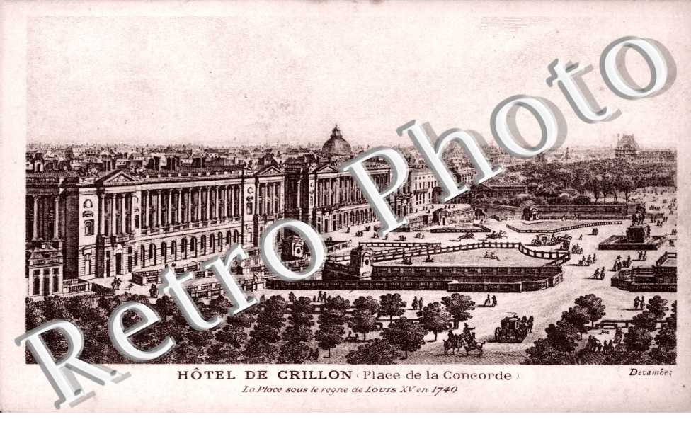 Hotel Crillon, Place de la Concorde