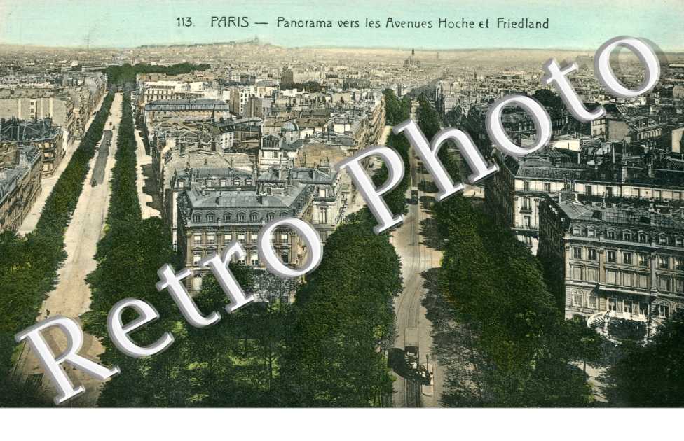avenue Foch et avenue Friedland