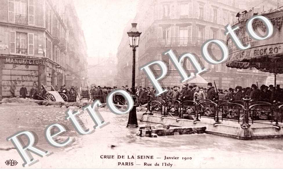 Crue de la Seine 1910, Rue de l'Isly