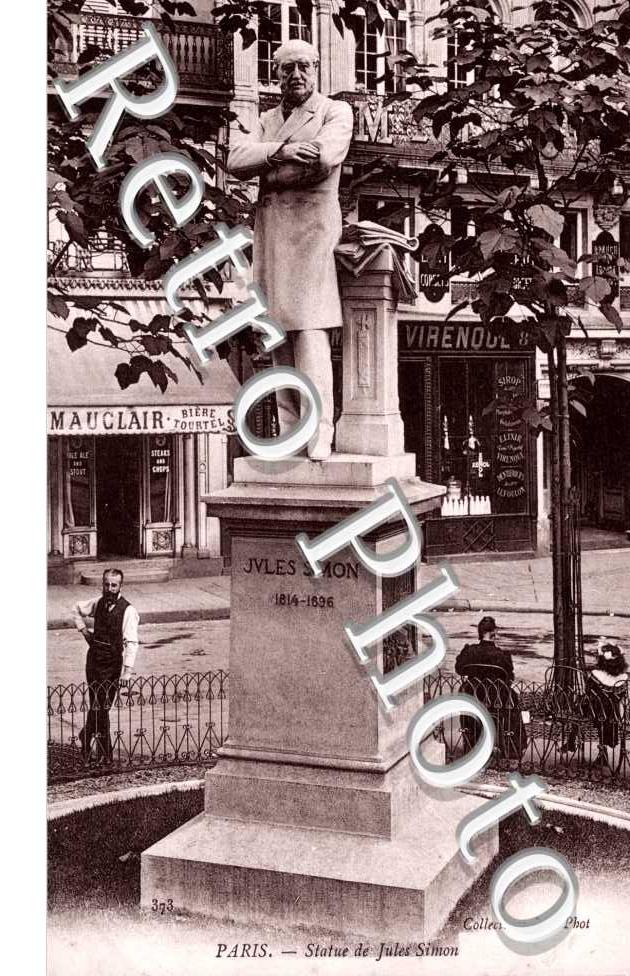 Statue de Jules Simon place du Guatemala -  Place de la Madeleine