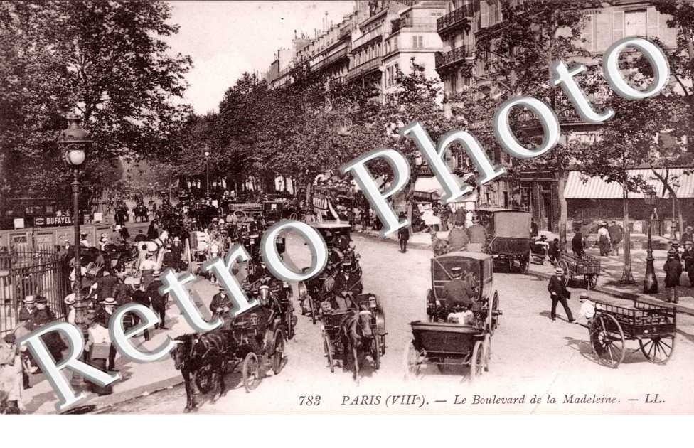 le boulevard de la Madeleine